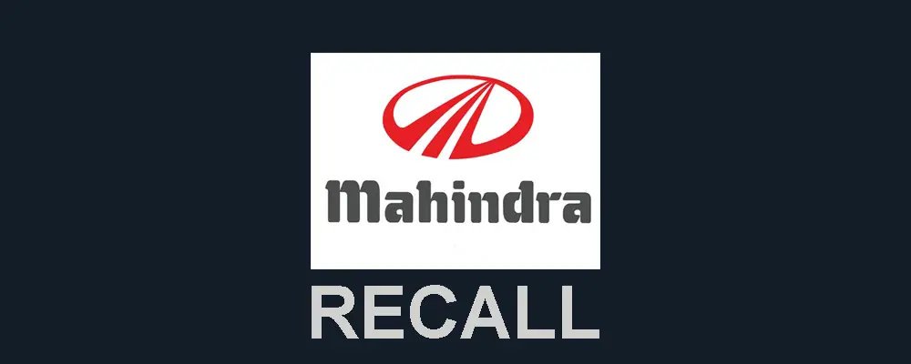 Mahindra-recall