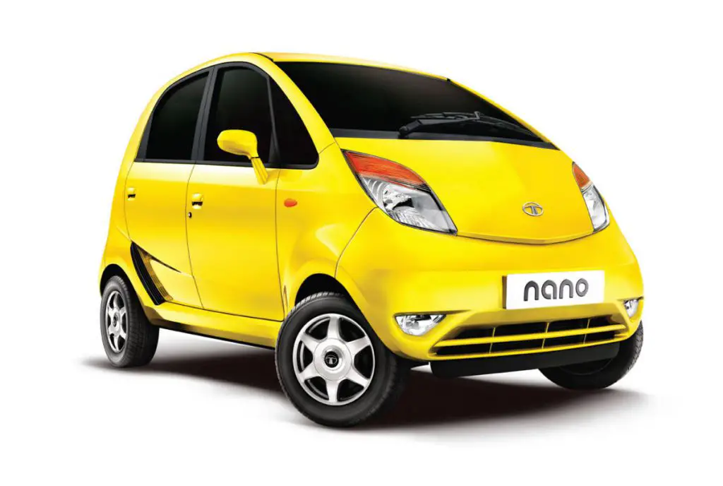 塔塔Nano位居11款最佳里程汽车榜首